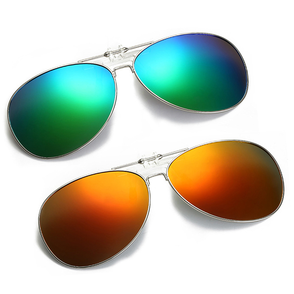 Sunglasses Aviator Polarized - Негабаритные солнцезащитные очки-пилоты с клипсой для