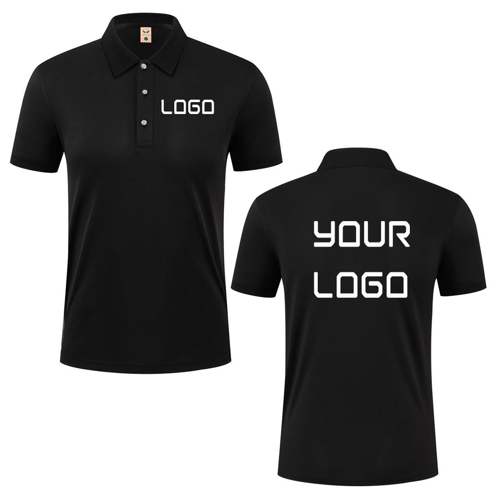 Polo Shirt Pique - Летняя повседневная рубашка-поло с индивидуальным логотипом,