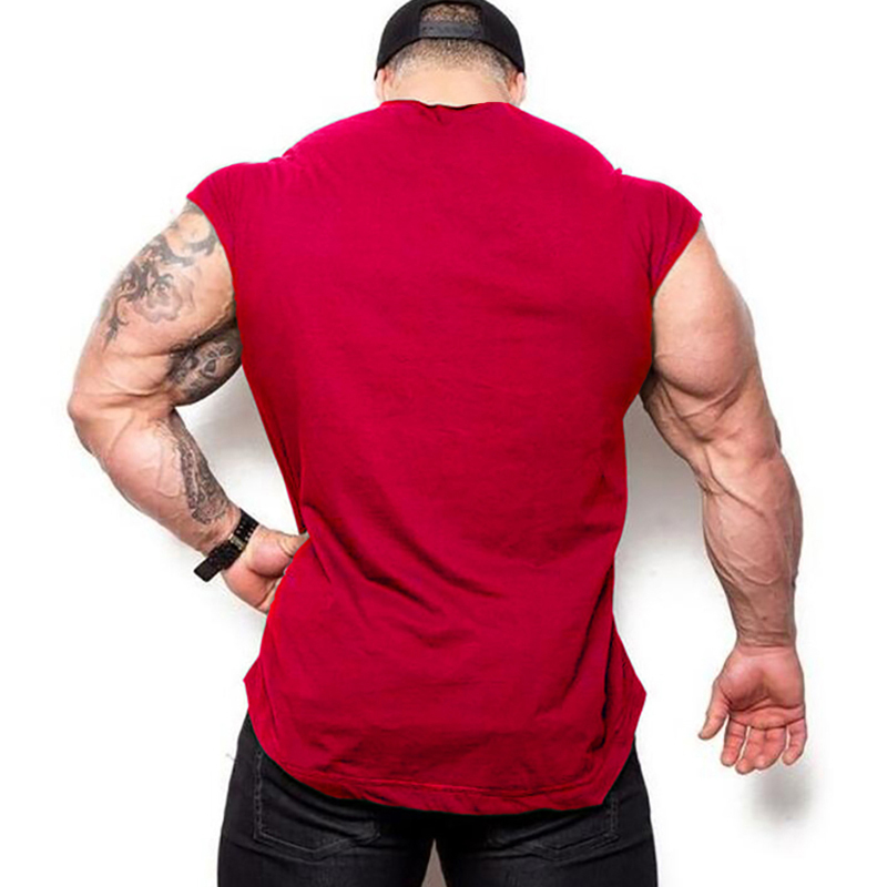 Летние дышащие хлопковые футбо – обзор и цена Tank Top Muscle