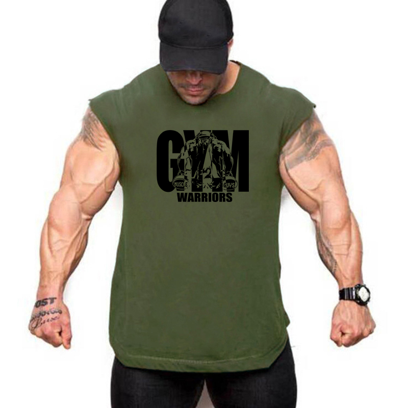Летние дышащие хлопковые футбо – обзор и цена Tank Top Muscle